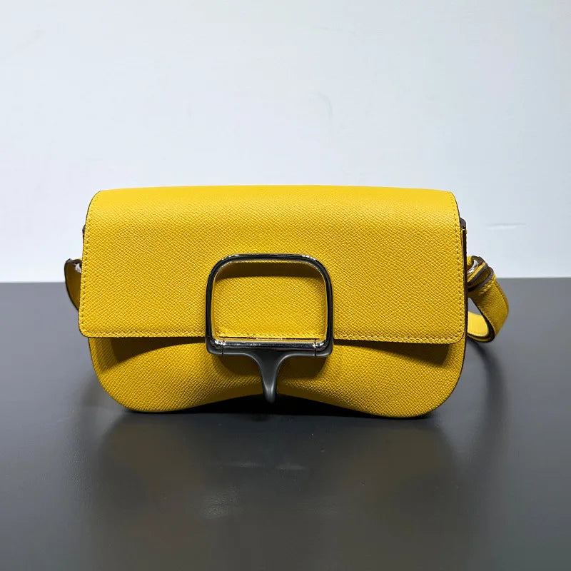 2024 Spring Summer New Vintage Tote Shoulder Bags Fashion Latch Design Simple Casual Commuter Armpit Bag Female Handbags Bolsos