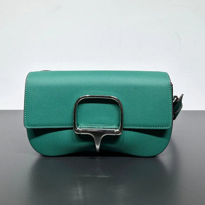 2024 Spring Summer New Vintage Tote Shoulder Bags Fashion Latch Design Simple Casual Commuter Armpit Bag Female Handbags Bolsos