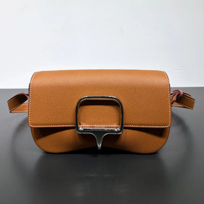 2024 Spring Summer New Vintage Tote Shoulder Bags Fashion Latch Design Simple Casual Commuter Armpit Bag Female Handbags Bolsos