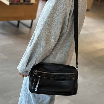 2024 Spring Summer New Women Crossbody Bag Casual All-match Genuine Leather Handbag Female Versatile Large Capacity Bolsas Mujer
