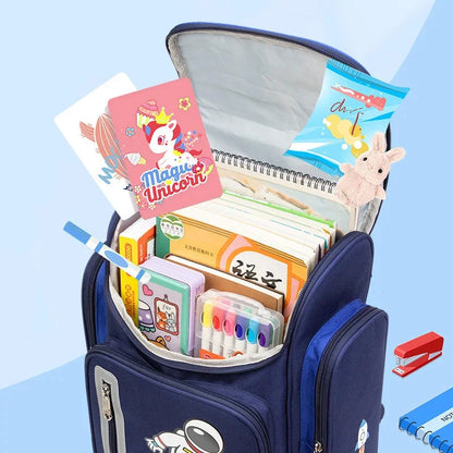 2024 Suitable for grades 1-9 Children Orthopedic Backpack bags For boys Waterproof Backpacks Kids satchel Schoolbg