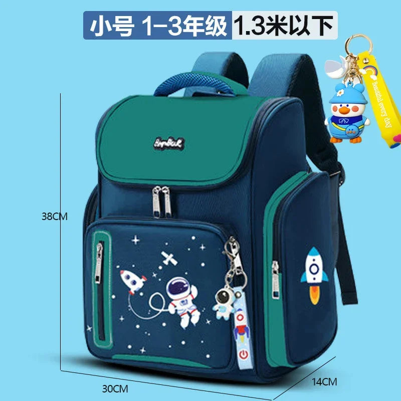2024 Suitable for grades 1-9 Children Orthopedic Backpack bags For boys Waterproof Backpacks Kids satchel Schoolbg