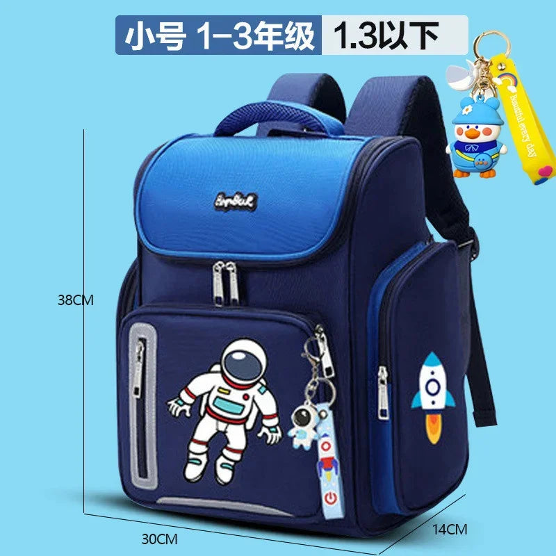 2024 Suitable for grades 1-9 Children Orthopedic Backpack bags For boys Waterproof Backpacks Kids satchel Schoolbg