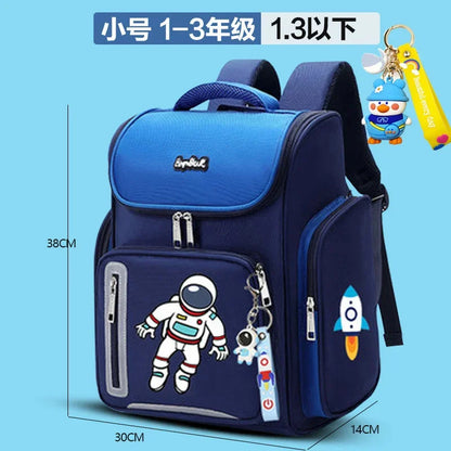 2024 Suitable for grades 1-9 Children Orthopedic Backpack bags For boys Waterproof Backpacks Kids satchel Schoolbg