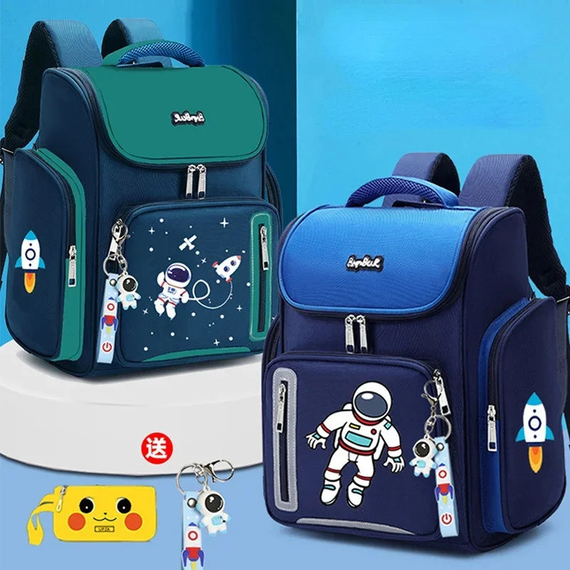 2024 Suitable for grades 1-9 Children Orthopedic Backpack bags For boys Waterproof Backpacks Kids satchel Schoolbg
