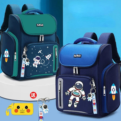 2024 Suitable for grades 1-9 Children Orthopedic Backpack bags For boys Waterproof Backpacks Kids satchel Schoolbg