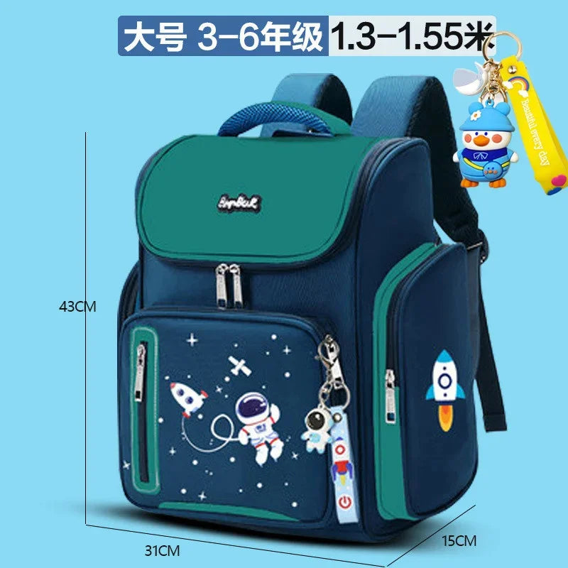 2024 Suitable for grades 1-9 Children Orthopedic Backpack bags For boys Waterproof Backpacks Kids satchel Schoolbg