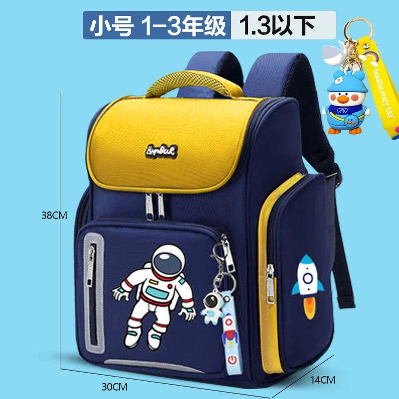 2024 Suitable for grades 1-9 Children Orthopedic Backpack bags For boys Waterproof Backpacks Kids satchel Schoolbg