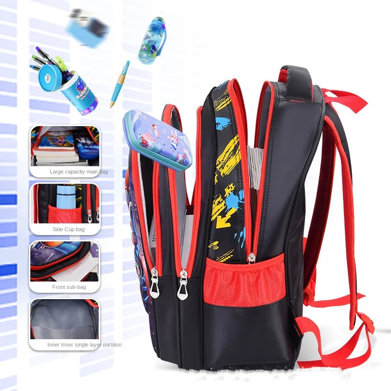 2024 Waterproof Chidren School Bags Boys Primary School Backpack 3D Cartoon Orthopedic Schoolbag Kids Book Bag Mochila Infantil