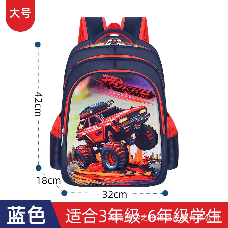 2024 Waterproof Chidren School Bags Boys Primary School Backpack 3D Cartoon Orthopedic Schoolbag Kids Book Bag Mochila Infantil