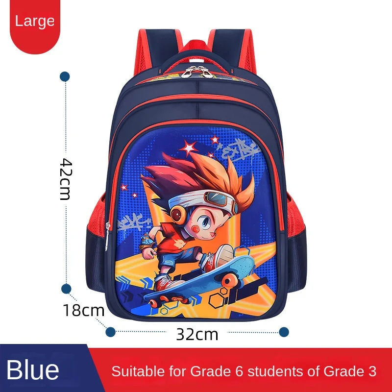 2024 Waterproof Chidren School Bags Boys Primary School Backpack 3D Cartoon Orthopedic Schoolbag Kids Book Bag Mochila Infantil
