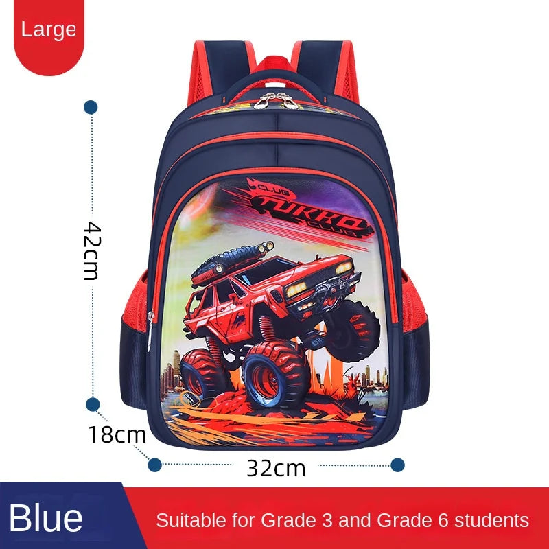 2024 Waterproof Chidren School Bags Boys Primary School Backpack 3D Cartoon Orthopedic Schoolbag Kids Book Bag Mochila Infantil