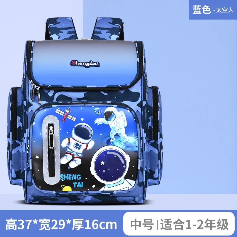 2024 Waterproof Children School bags Boys Kids book bag Cartoon Schoolbag Orthopedic Primary School backpack mochilas infantil