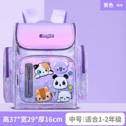2024 Waterproof Children School bags Boys Kids book bag Cartoon Schoolbag Orthopedic Primary School backpack mochilas infantil