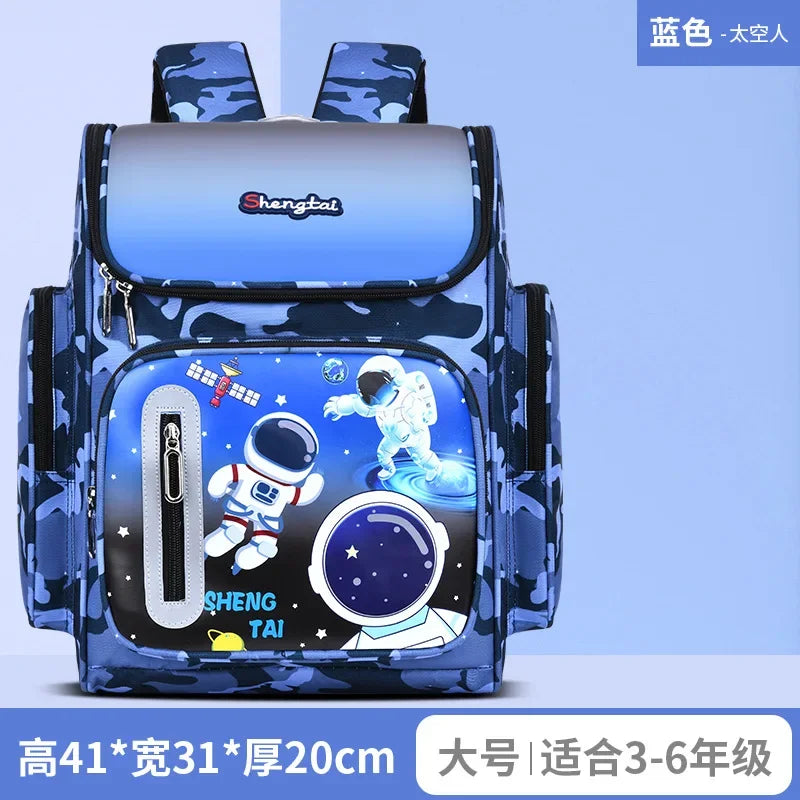 2024 Waterproof Children School bags Boys Kids book bag Cartoon Schoolbag Orthopedic Primary School backpack mochilas infantil
