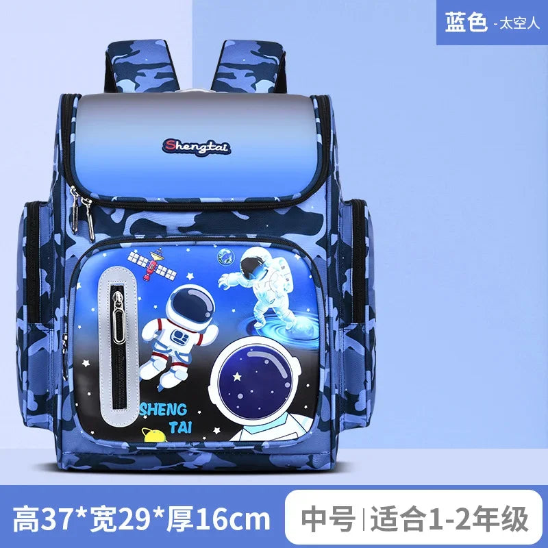 2024 Waterproof Children School bags for Boys Girls Kids Cartoon Schoolbag Orthopedic Primary School backpack mochilas infantil