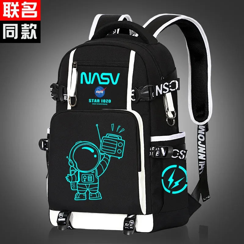 2024 Waterproof Luminous children School Bags For Boys teens Kids School Backpack Orthopedic Primary Schoolbag Book Bag Mochila