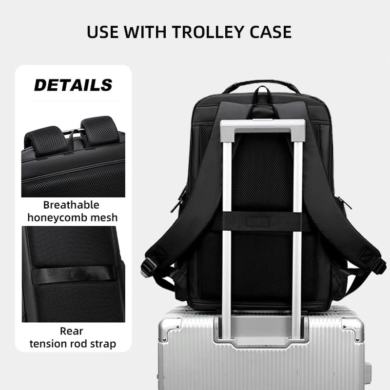2024 Waterproof Modern backpack Men 15 Inch Laptop Backpack Man Fashion School bags Sports Travel Backpack women Mochila