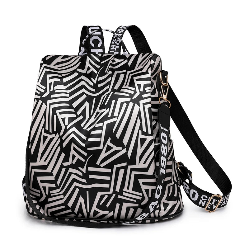 2024 Waterproof Oxford Women Backpack Fashion Anti-theft Women Backpacks Print School Bag High Quality Large Capacity Backpack