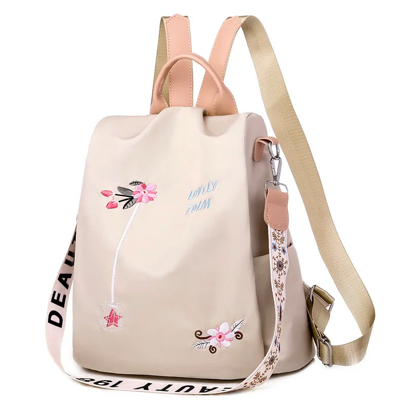 2024 Waterproof Oxford Women Backpack Fashion Anti-theft Women Backpacks Print School Bag High Quality Large Capacity Backpack