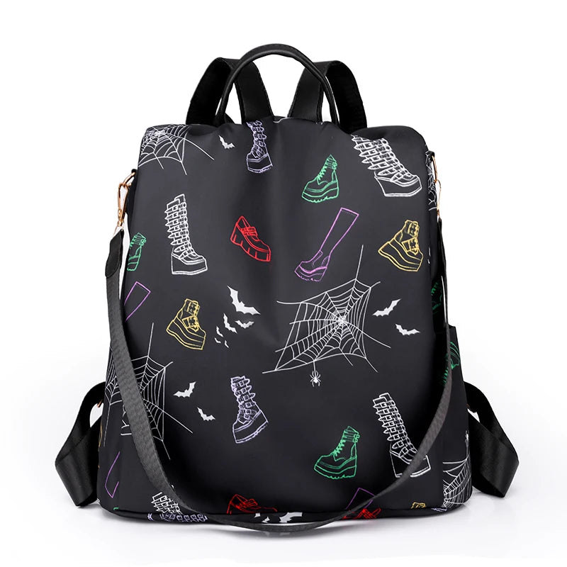 2024 Waterproof Oxford Women Backpack Fashion Anti-theft Women Backpacks Print School Bag High Quality Large Capacity Backpack