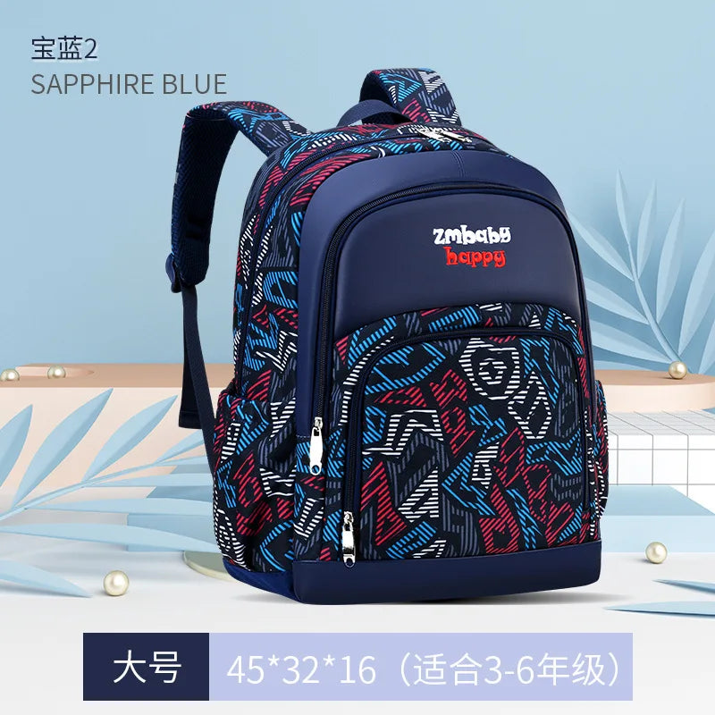 2024 Waterproof children School Bags For Girls Boys Kids Schoolbag Primary Orthopedic school Backpack book bag 6-14 year old