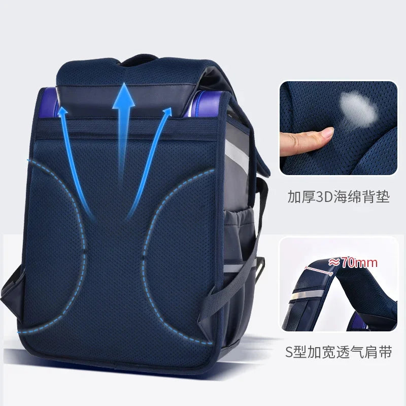 2024 Waterproof children School Bags For Girls Boys Kids Schoolbag Primary Orthopedic school Backpack book bag 8-14 years old