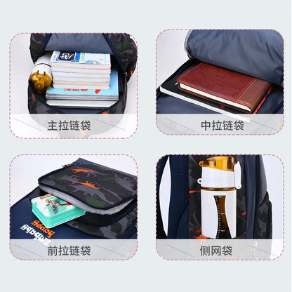 2024 Waterproof children School Bags For Girls Boys Kids Schoolbag Primary Orthopedic school Backpack book bag 6-14 year old