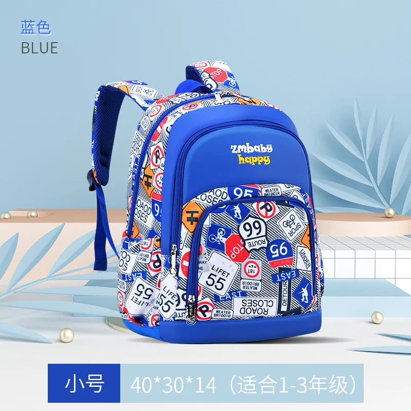 2024 Waterproof children School Bags For Girls Boys Kids Schoolbag Primary Orthopedic school Backpack book bag 6-14 year old