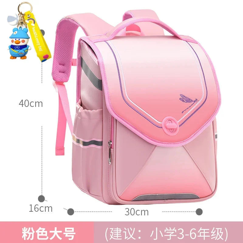 2024 Waterproof children School Bags For Girls Boys Kids Schoolbag Primary Orthopedic school Backpack book bag 8-14 years old