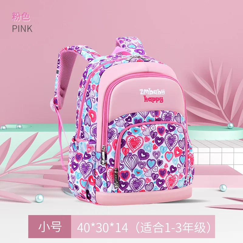 2024 Waterproof children School Bags For Girls Boys Kids Schoolbag Primary Orthopedic school Backpack book bag 6-14 year old