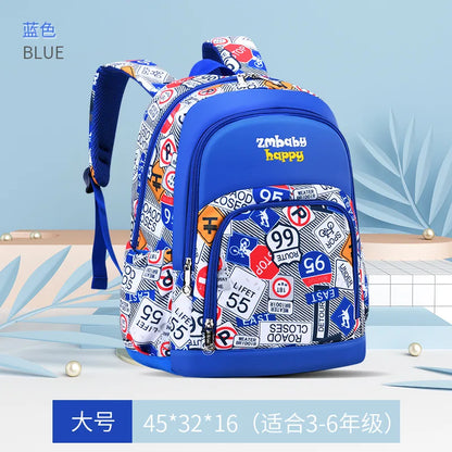 2024 Waterproof children School Bags For Girls Boys Kids Schoolbag Primary Orthopedic school Backpack book bag 6-14 year old