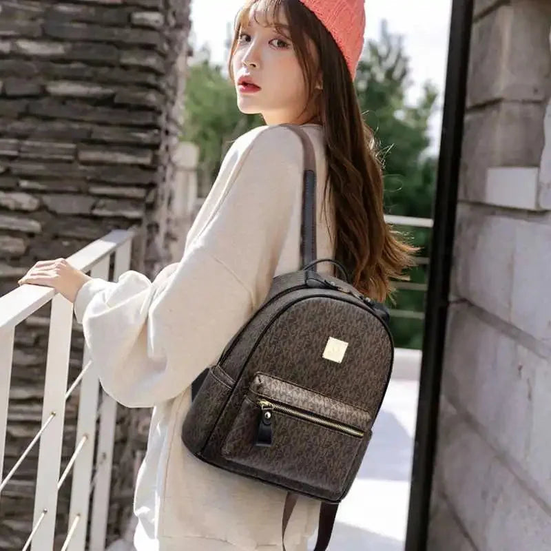 2024 Women's Fashion Classic Female Simple Letters Shoulder Crossbody Bag Ladies All-match Large Capacity Backpack