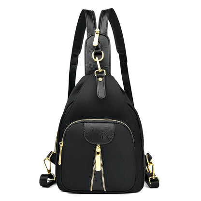 2024 Women's Fashion Trend Backpack High Quality Soft Leather Retro Female Crossbody Bag Girl Travel Shopping Wallet Sac A Main