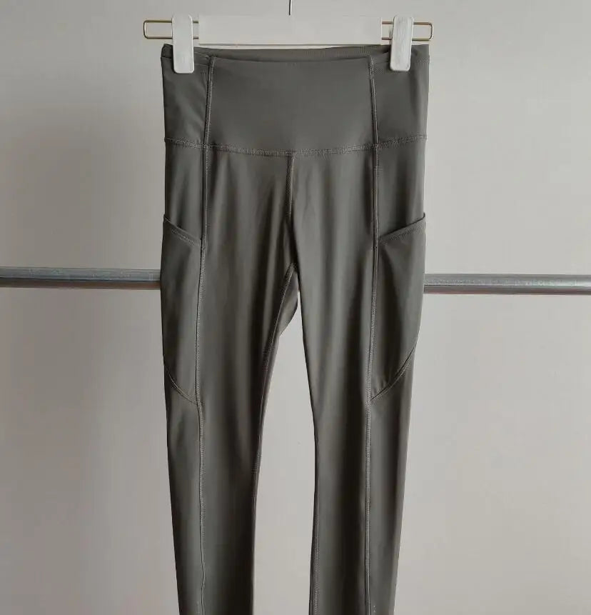 2024 Women's New Thin Autumn 4-Way Stretch Tight Pants pants More pockets Leggings