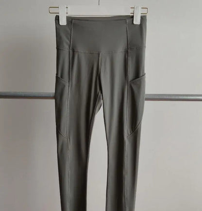 2024 Women's New Thin Autumn 4-Way Stretch Tight Pants pants More pockets Leggings