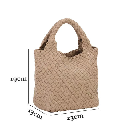 2024 Woven Tote Bag Versatile Handheld Crossbody Mother Bag