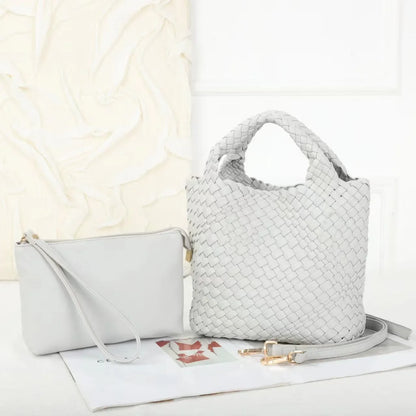 2024 Woven Tote Bag Versatile Handheld Crossbody Mother Bag