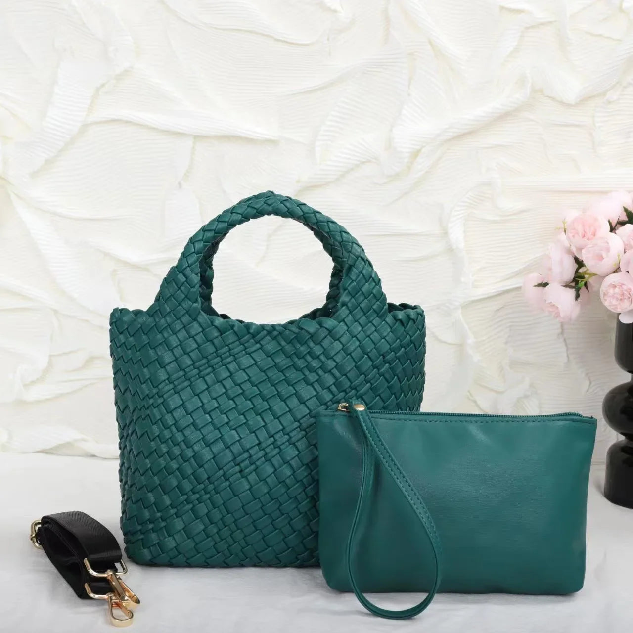 2024 Woven Tote Bag Versatile Handheld Crossbody Mother Bag