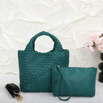 2024 Woven Tote Bag Versatile Handheld Crossbody Mother Bag