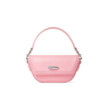 2024 leather strawberry bag, cowhide mobile phone bag, hand-held crossbody bag, popular Chinese style bag