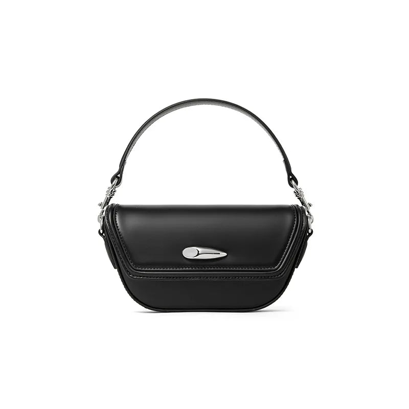 2024 leather strawberry bag, cowhide mobile phone bag, hand-held crossbody bag, popular Chinese style bag