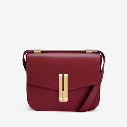 2024 new Retro Simple Tofu Bag - British Luxury style | Unique Design | Premium Quality Genuine Leather Women‘s Shoulder Bag