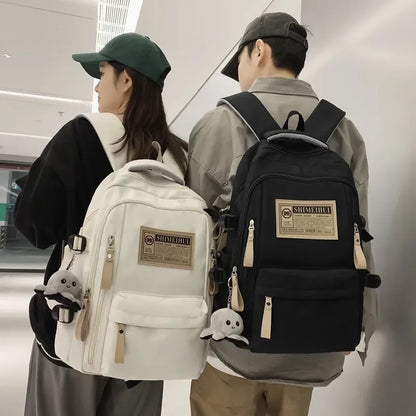 2024 new large capacity backpack male and female students the same leisure computer travel business backpacks nylon women bags