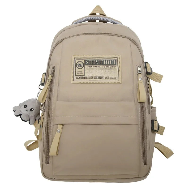2024 new large capacity backpack male and female students the same leisure computer travel business backpacks nylon women bags