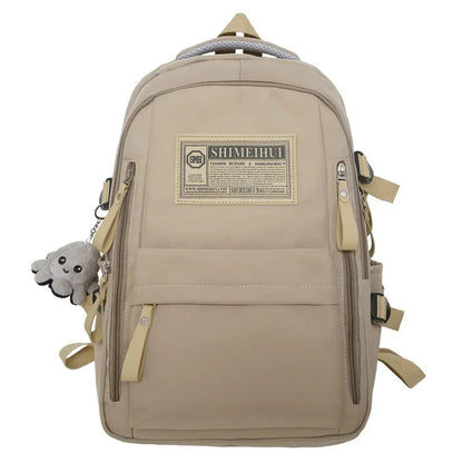 2024 new large capacity backpack male and female students the same leisure computer travel business backpacks nylon women bags