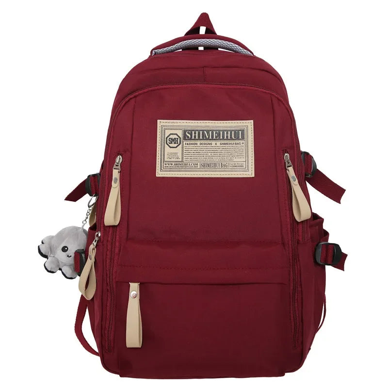 2024 new large capacity backpack male and female students the same leisure computer travel business backpacks nylon women bags