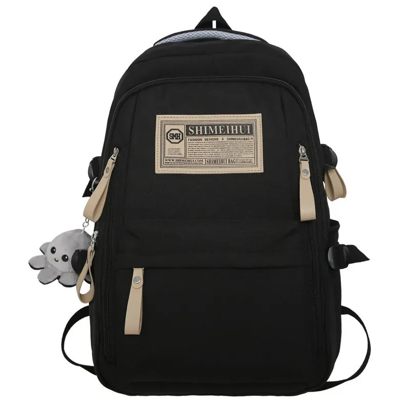 2024 new large capacity backpack male and female students the same leisure computer travel business backpacks nylon women bags