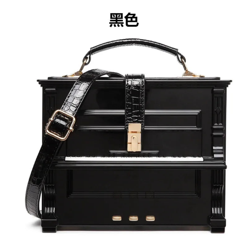 2024 spring/summer new hand-held crossbody bag personality creative simulation piano female bag