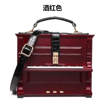 2024 spring/summer new hand-held crossbody bag personality creative simulation piano female bag